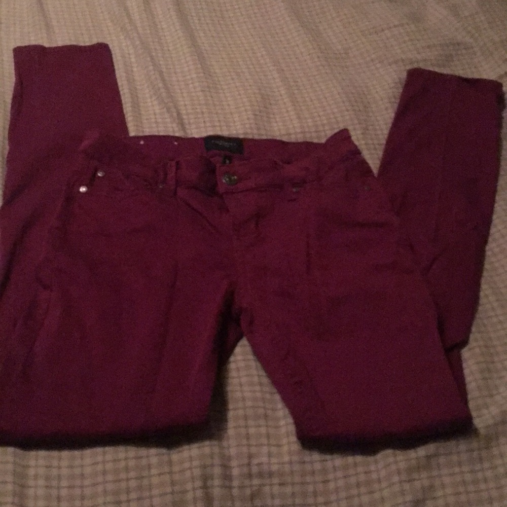 Celebrity pink stretch jeans